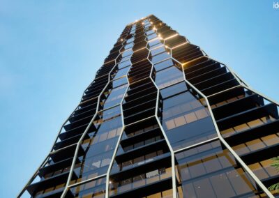 The James Residences View in Downtown Miami